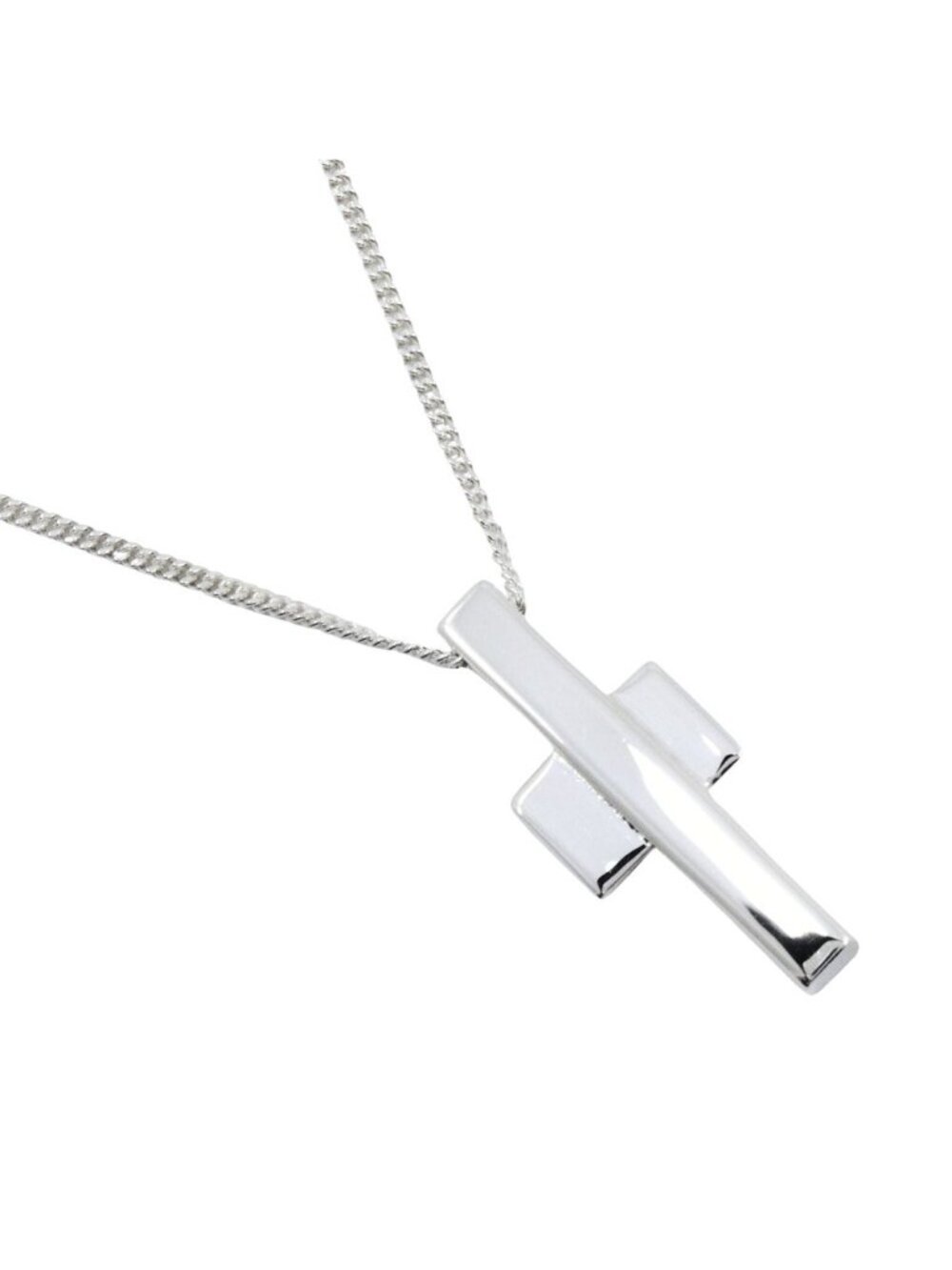 Gucci Cross 925 Sterling Silver Necklace